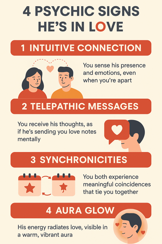 4 Psychic Signs He’s in Love