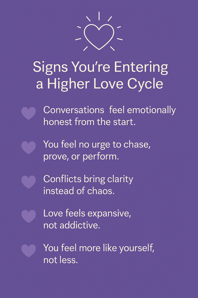 Signs You’re Entering a Higher Love Cycle
