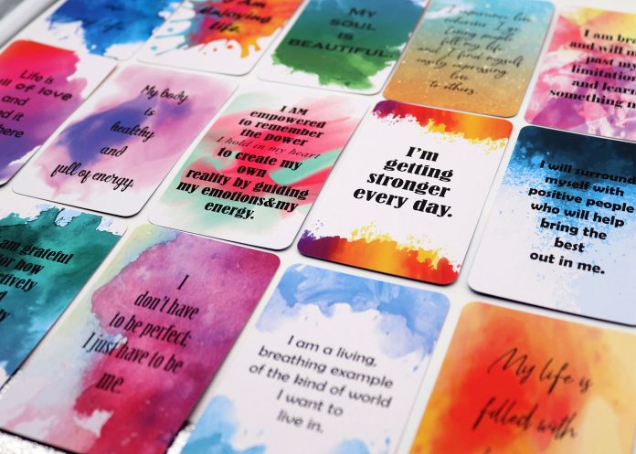 Using Affirmation Decks