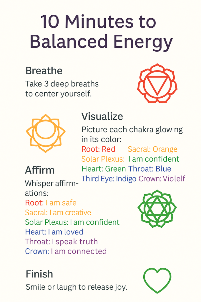 Daily 10-Minute Chakra Routine