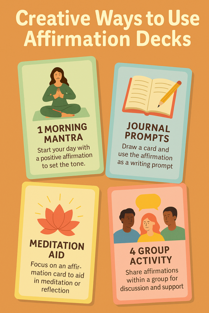 use affirmations for your tarot deck