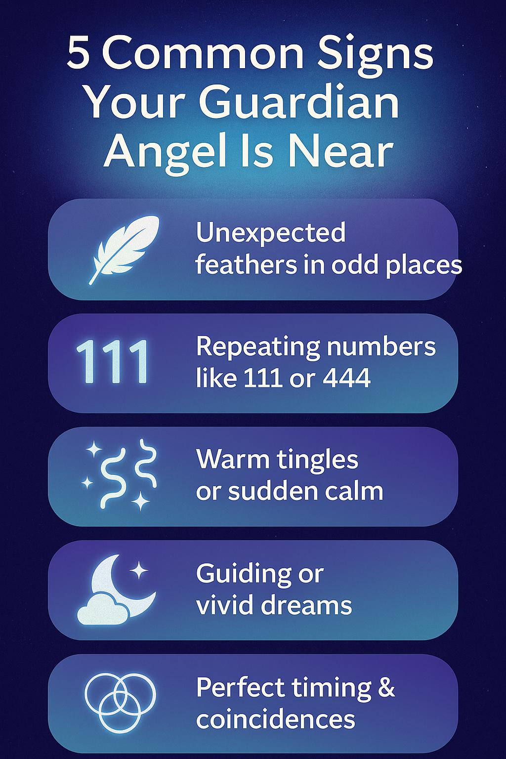 Signs Your Guardian Angels Are Near