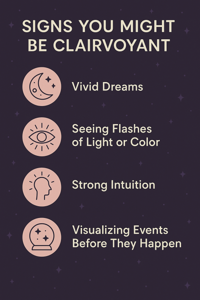 Signs You Might Be Clairvoyant