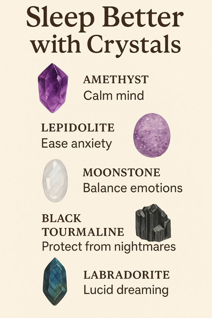 Sleep Better with Crystals
