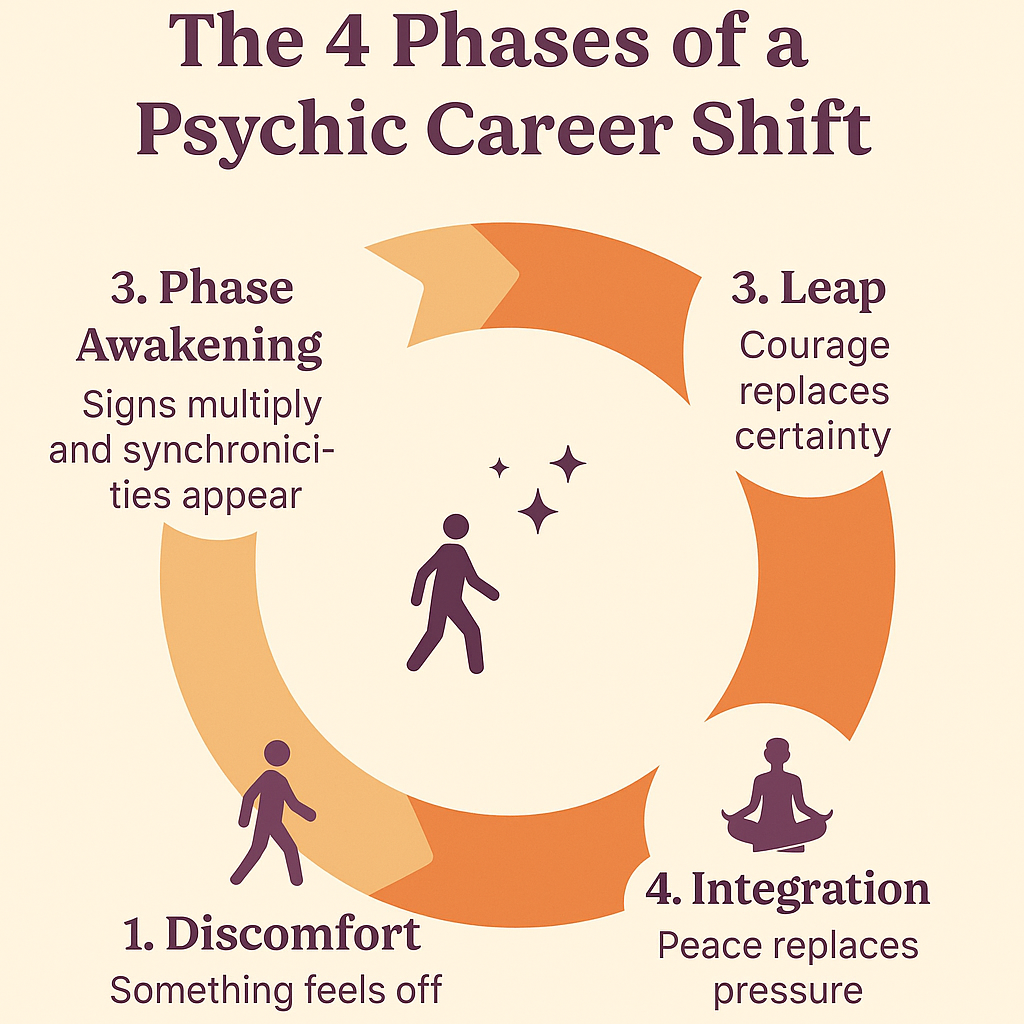 The Four Phases of a Psychic Career Shift