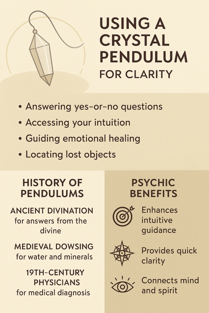 Using Crystal Pendulum for Clarity