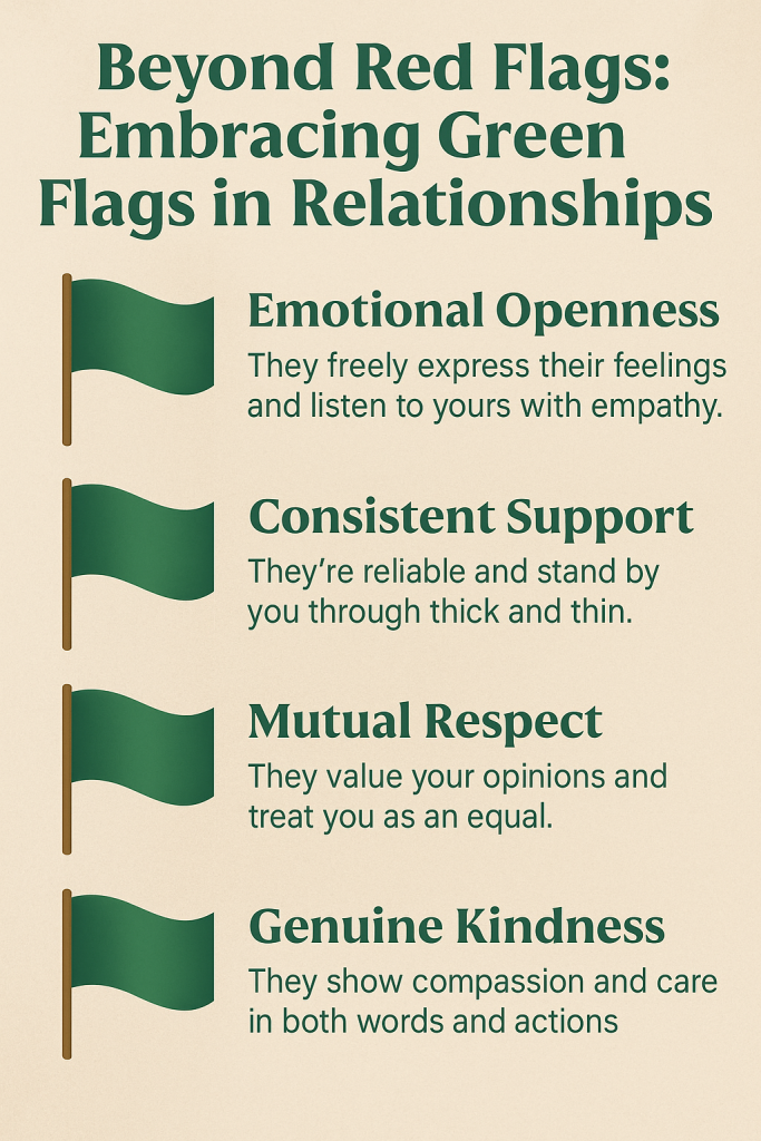 Embracing Green Flags in Relationships