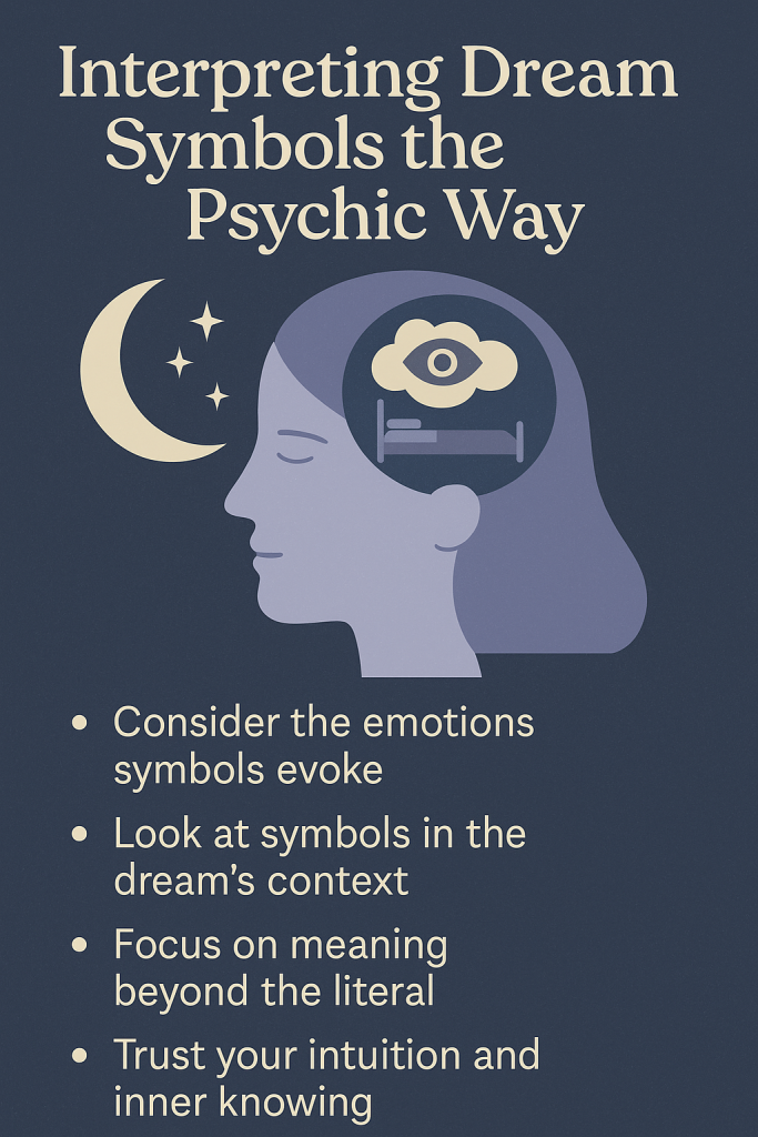 Interpreting Dream Symbols the Psychic Way