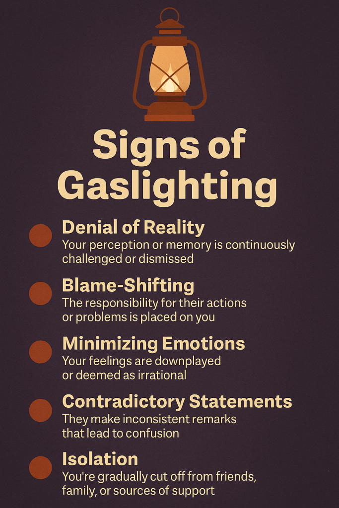 Signs of Gaslighting