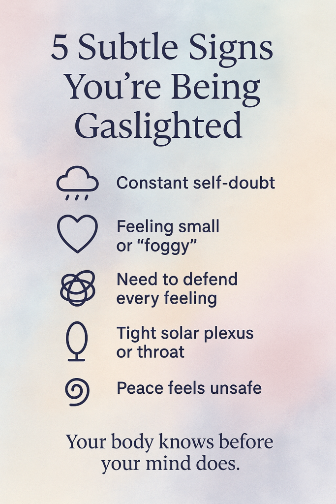 Subtle Signs You’re Being Gaslighted