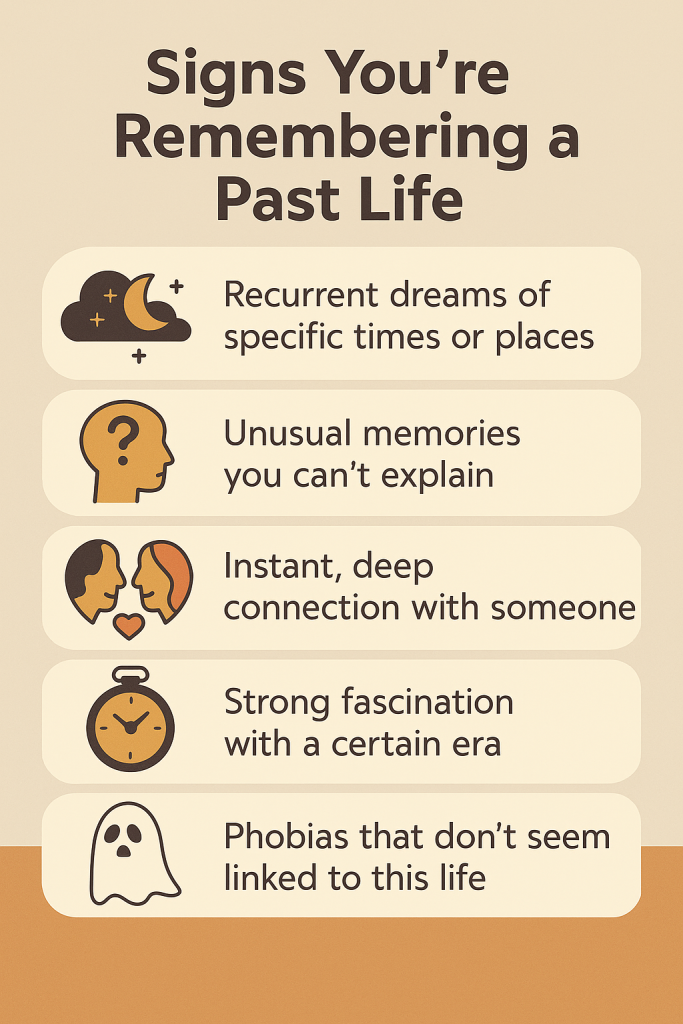 Signs You’re Remembering a Past Life