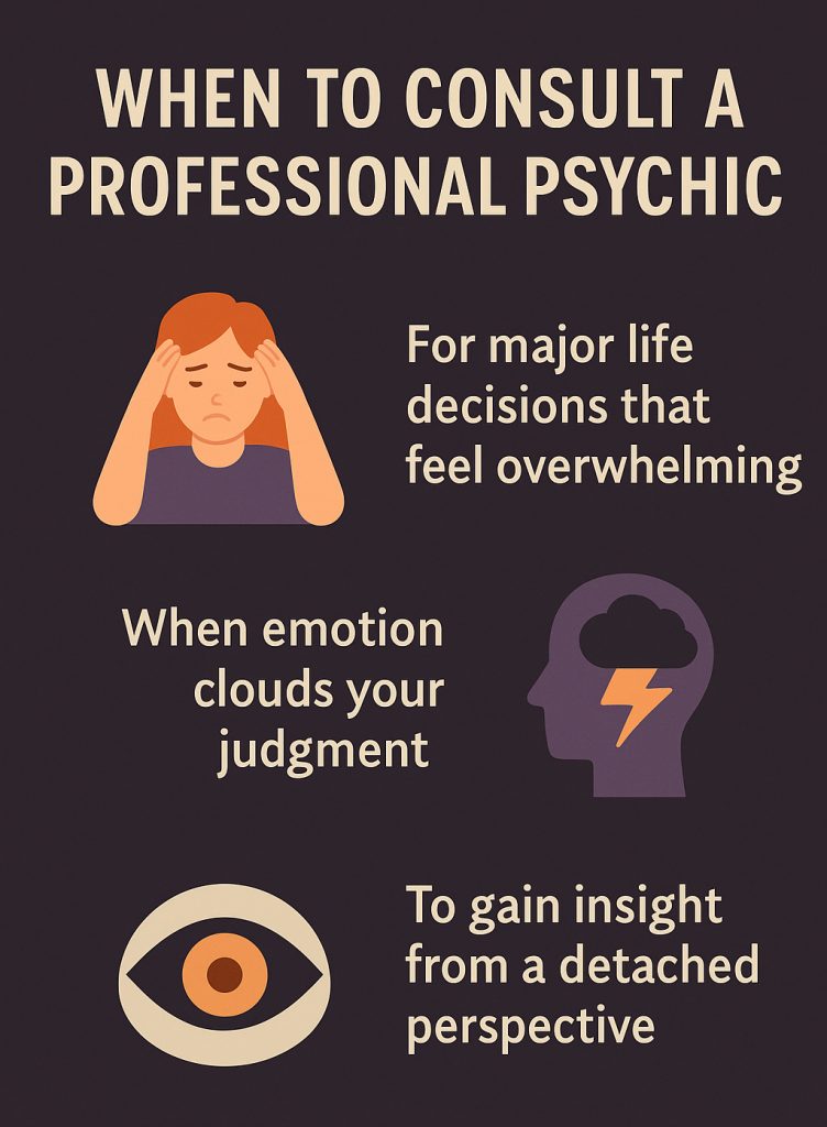 When to Consult a Professional Psychic
