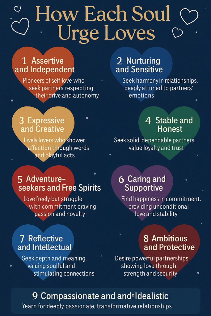 How Each Soul Urge Loves