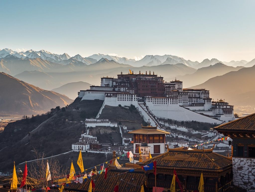 Lhasa and the Potala Palace, Tibet