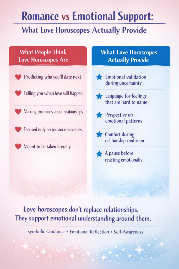 Romance vs Emotional Support