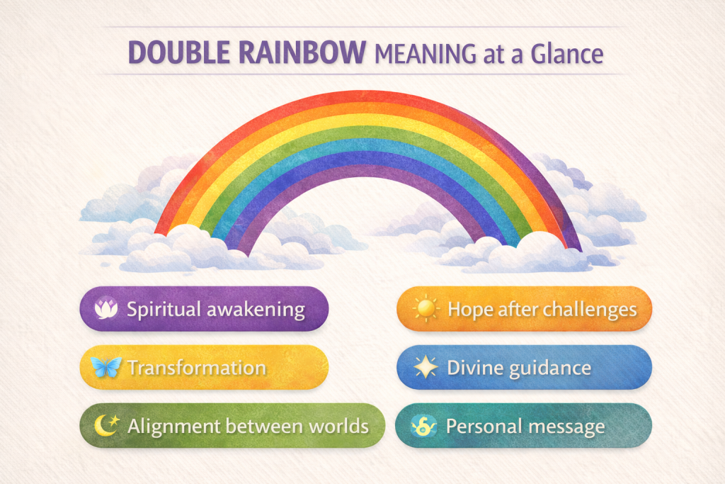 Double Rainbow Meaning at a Glance