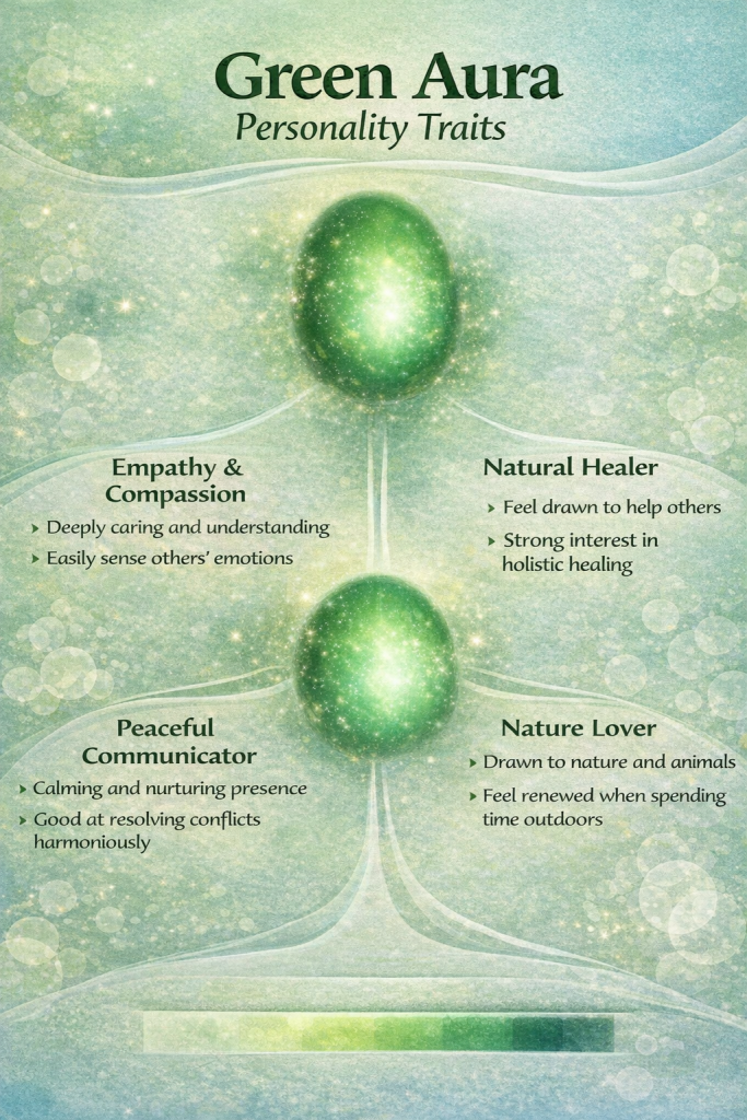 Green Aura Personality Traits Map