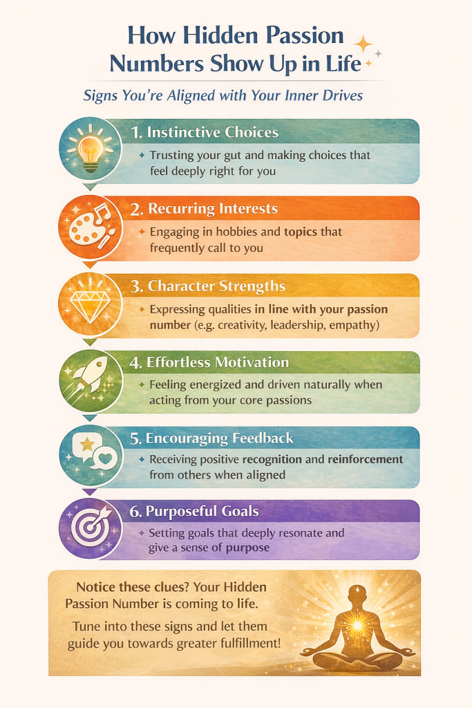 How Hidden Passion Numbers Show Up in Life