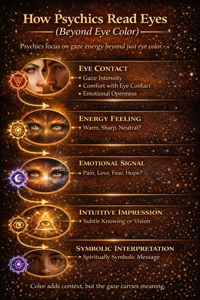 How Psychics Read Eyes (Process Flow)