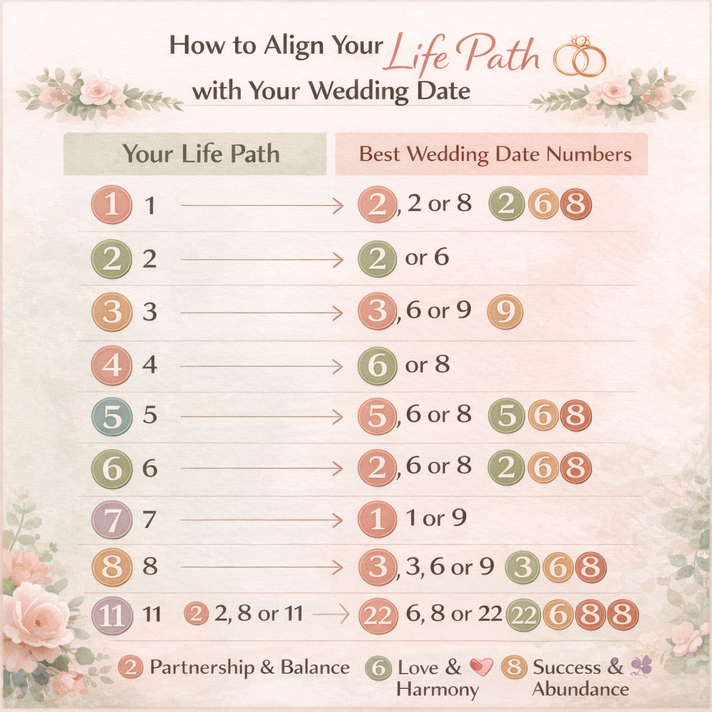 How to Align Your Life Path with Your Wedding Date