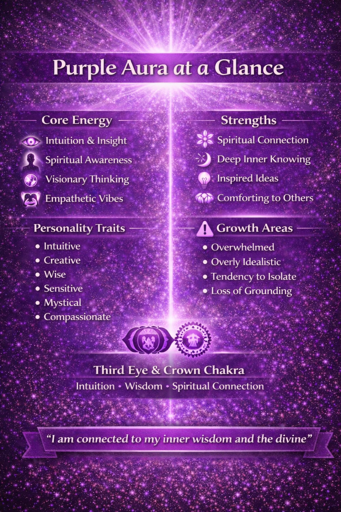 Purple Aura at a Glance