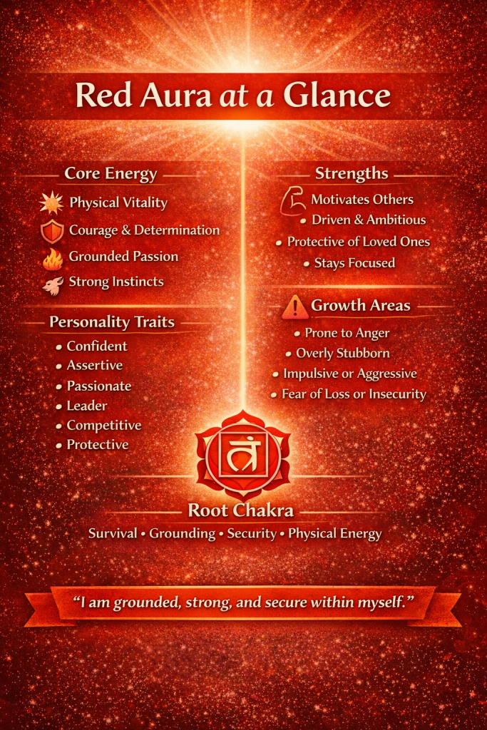 Red Aura at a Glance