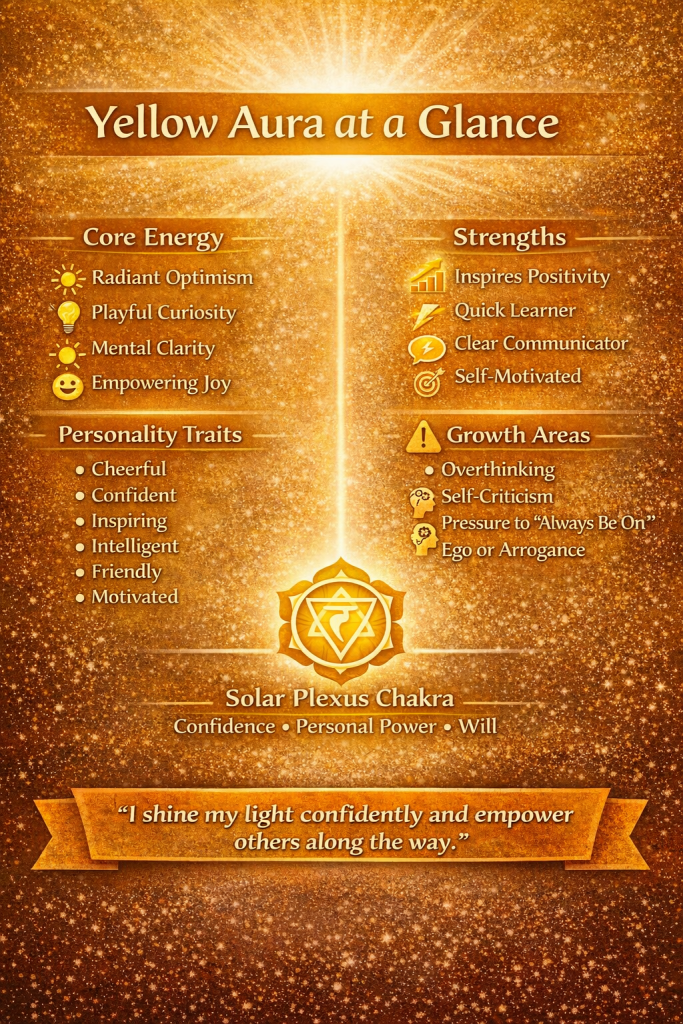 Yellow Aura at a Glance