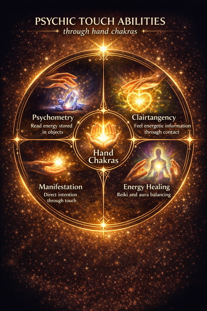 Psychic Touch Abilities Wheel