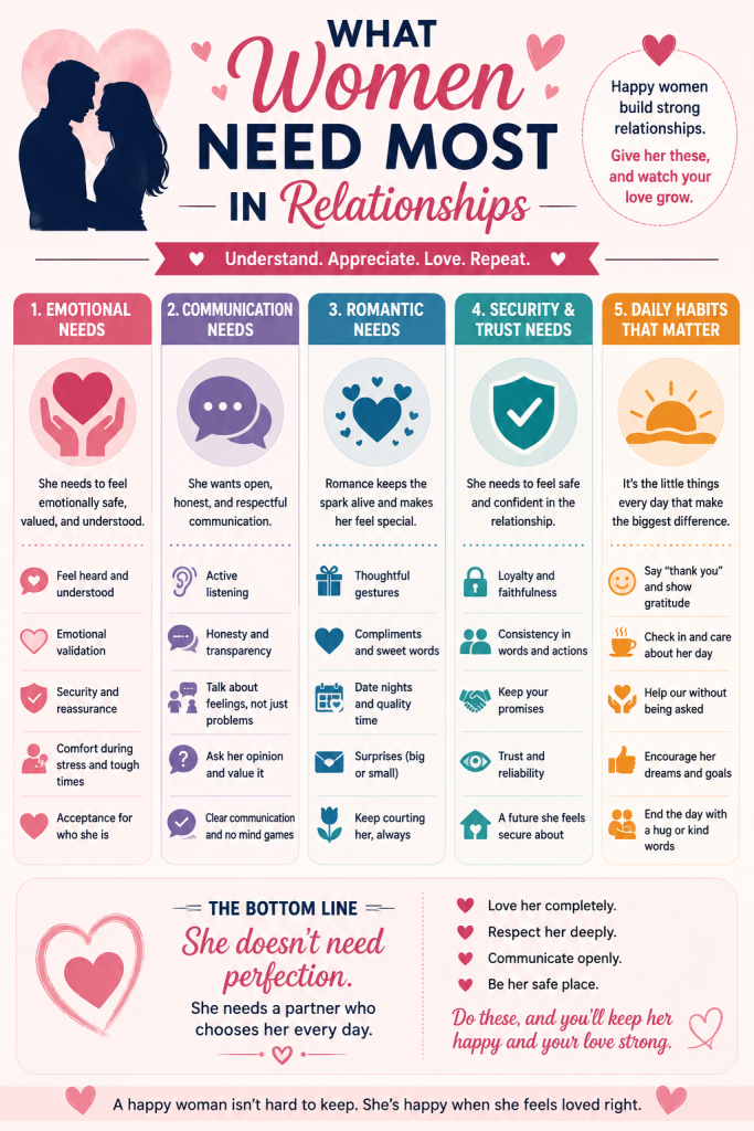What Women Need Most in Relationships